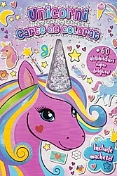 Unicorni. Carte de colorat cu machete