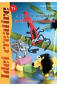Idei creative 71 - Animale impletite cu tehnica scoubidou