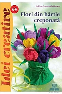 Idei creative 65 - Flori din hartie creponata