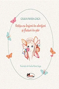Fetita cu bujori in obrajori si fluturi in par