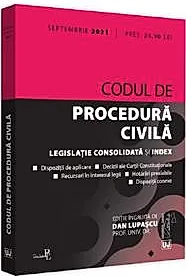 Codul de procedura civila: Septembrie 2021