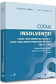 Codul insolventei Februarie 2022