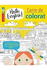 Hello English! Carte de colorat