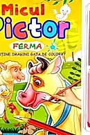 Micul pictor - ferma - cu set 8 creioane