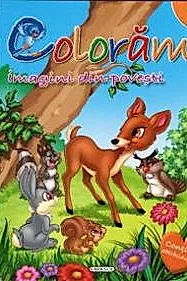 Coloram 1: Imagini din povesti (Contine abtibilduri)