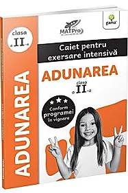 Adunarea. Caiet pentru exersare intensivă. Clasa a II-a
