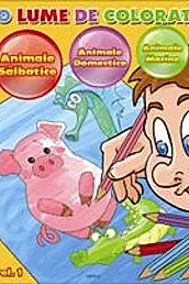 O lume de colorat Vol.1: animale salbatice, animale domestice, animale marine