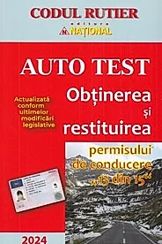 Auto test. Obtinerea si restituirea permisului de conducere 2024