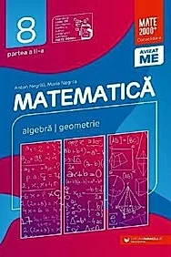 Matematica - Clasa 8 Partea 2 - Consolidare 1