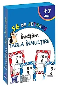 56 de Jetoane - Invatam - Tabla inmultirii