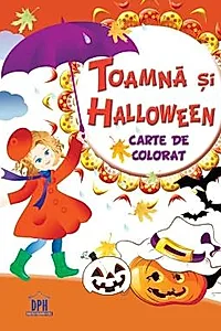 Cartea mea de colorat - Toamna si Halloween