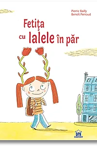 Fetita cu lalele in par