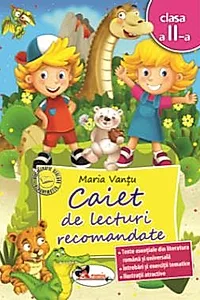 Caiet de lecturi recomandate, clasa a II-a