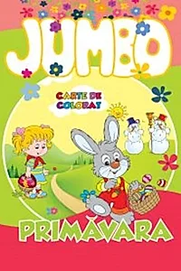 Jumbo. Primăvara. Carte de colorat
