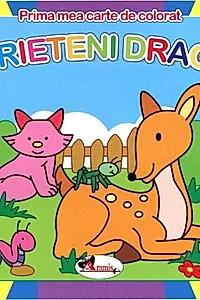 Prieteni dragi - prima mea carte de colorat