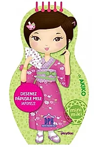 Desenez păpușile mele japoneze cu Akiko