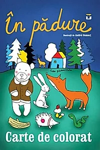 În pădure. Carte de colorat