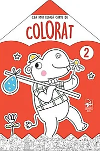 Hipopotamul. Cea mai lungă carte de colorat