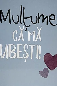 Mulţumesc că mă iubeşti!