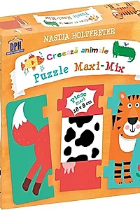 Creează animale. Puzzle Maxi-Mix