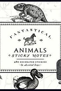 Vintage Prints Fantastical Animals Sticky Notes