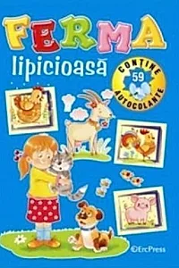 Ferma lipicioasă. Conține 59 de autocolante