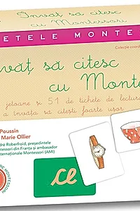 Învaț să citesc cu Montessori: 84 de Jetoane și 51 de tichete de lectură pentru a învăța să citești foarte ușor