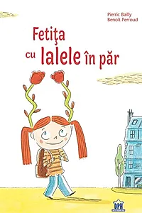 Fetița cu lalele în par