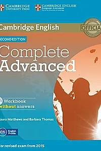 Complete Advanced Workbook without answers with audio CD