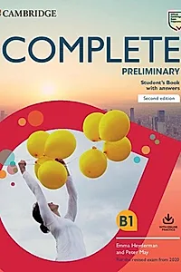 Complete Preliminary Student's Book with answers with online practice. For the revised exam from 2020