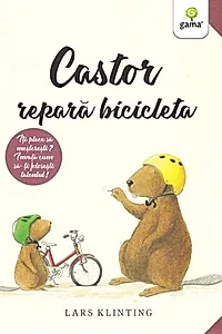 Castor repară bicicleta. CASTOR