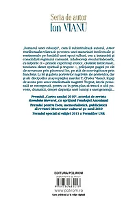 Amor intellectualis. Romanul unei educaţii (Ediţia 2021)