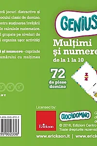 Genius domino: Cantități - Potrivirea numerelor și a cantităților până la 10