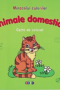 Animale domestice. Carte de colorat