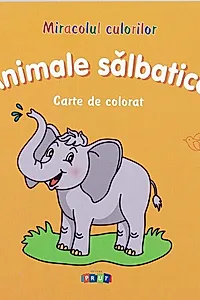 Animale sălbatice. Carte de colorat