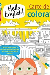 Hello English! Carte de colorat