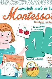 Numerele mele in relief Montessori