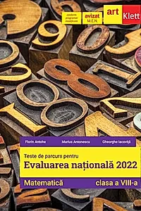 Matematică. Clasa a VIII-a. Teste de parcurs pentru evaluarea națională 2022