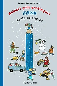 Carte de colorat - Hoinari prin anotimpuri. Iarna