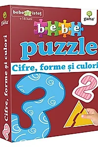 Bebe Puzzle - Cifre, forme si culori