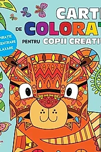 Carte de colorat pentru copii creativi