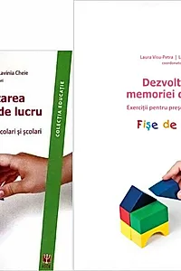 Set Dezvoltarea memoriei de lucru. Exerciţii pentru preşcolari şi şcolari (Carte + fișe de lucru)