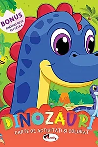 Dinozauri. Carte de colorat cu activități