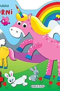 Carte cu puzzle - Unicorni