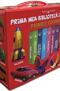 Prima mea biblioteca ilustrata: Primele cuvinte. Bebe invata (Cutie cu 8 carticele)