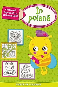 Colorează împreună cu albinuța Bibi - În poiană
