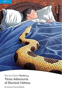 Level 4: Three Adventures of Sherlock Holmes, With MP3 Audio CD