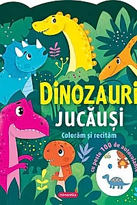 Dinozauri jucăuși - Colorăm și recităm