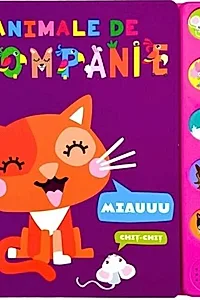 Carte sonoră cu 10 sunete. Animale de companie