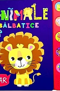 Carte sonoră cu 10 sunete. Animale sălbatice
